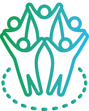 Sustainable community uploftment icon